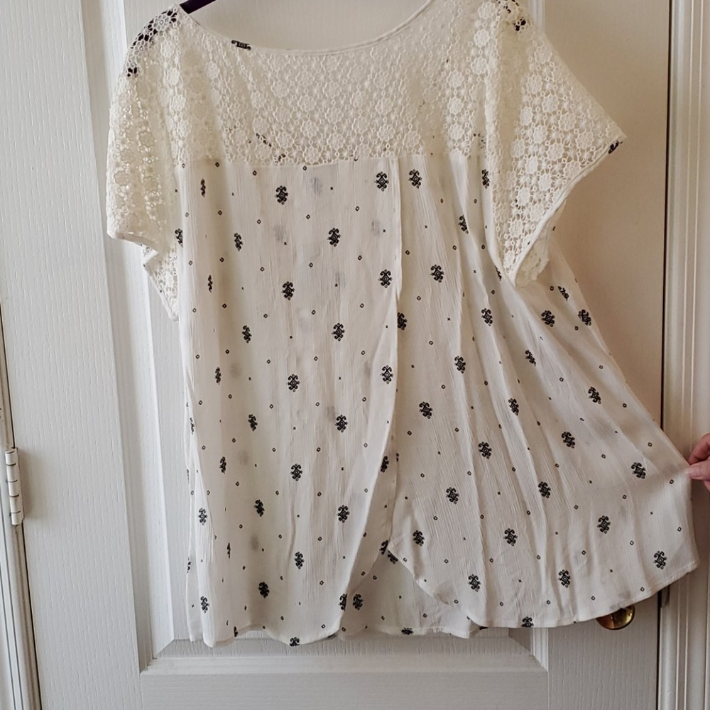 Torrid split back blouse - Picture 5 of 5